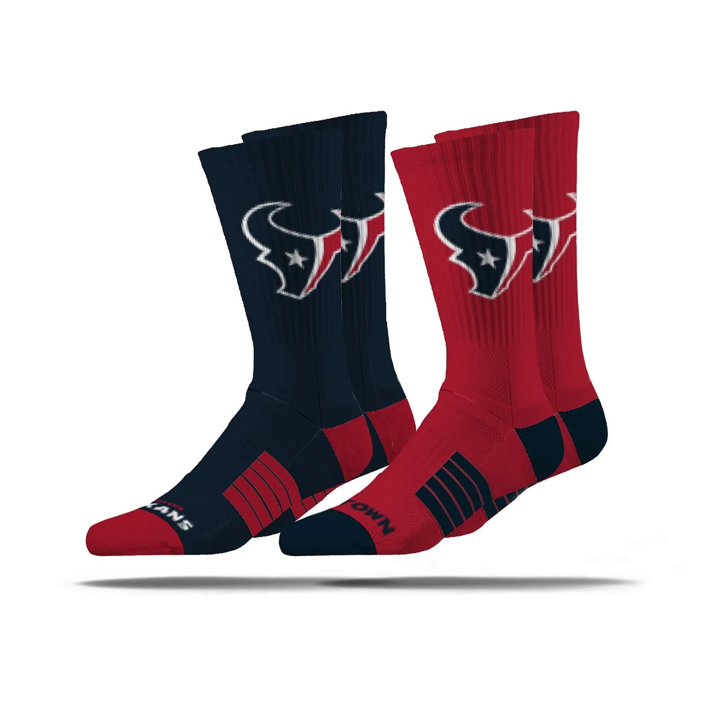 Houston Texans Adult 2-Pack Crew Socks