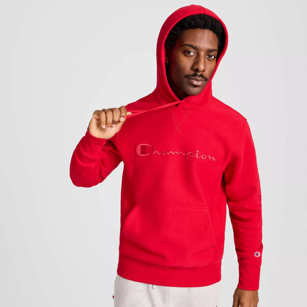 Champion Adult Sizing Iconic Embroidered Hoodie