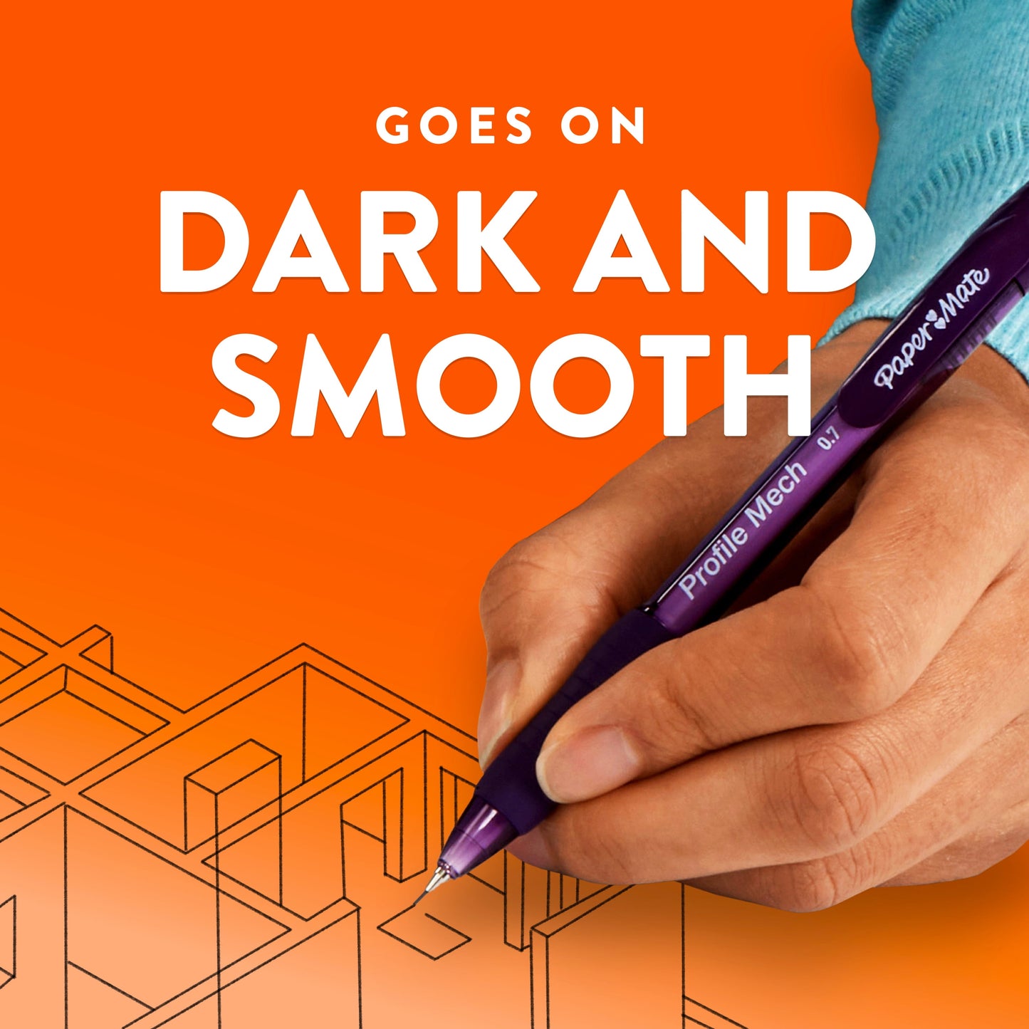 Paper Mate Profile Mechanical Pencil Set, 0.7Mm #2 Pencil Lead, Assorted Barrel Colors, 8 Count