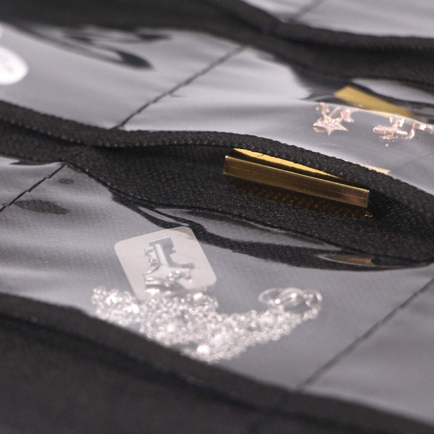 80 Pockets Hanging Jewelry Organizer for Women, Storage Bag for Earrings Necklace Bracelet Ring Accessory Display Holder Box