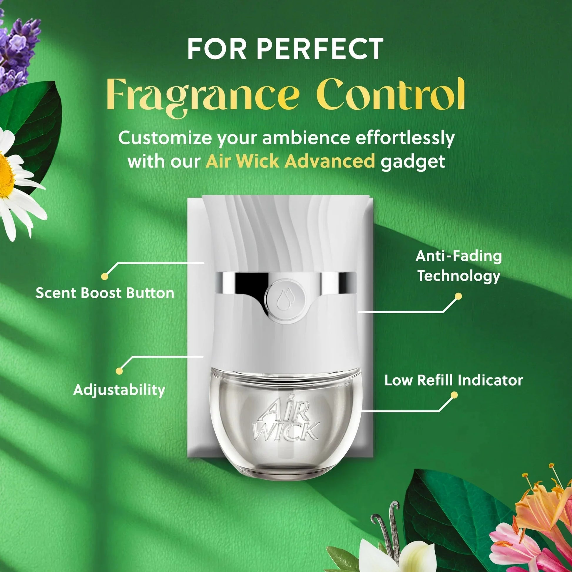 (2 Pack)  Plug-In Scented Oil Air Freshener Warmer Starter Kit, Lavender and Chamomile, 2 Piece