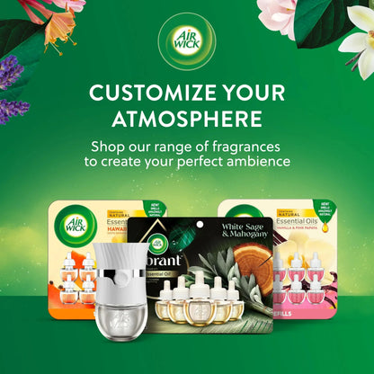 (2 Pack)  Plug-In Scented Oil Air Freshener Warmer Starter Kit, Lavender and Chamomile, 2 Piece