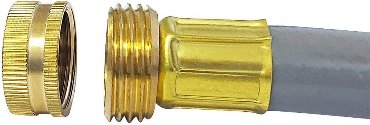 Garden Hose Cap with Washer Brass Hose End Garden Hose Connector Brass Caps 3/4" NH 6Pcs Garden Hose Female Fitting Caps